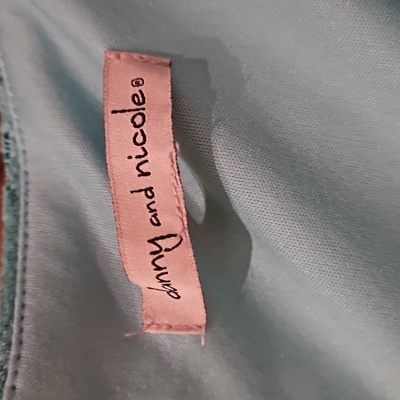 Danny & Nicole Turquoise Dress OBO! - Picture 3 of 15